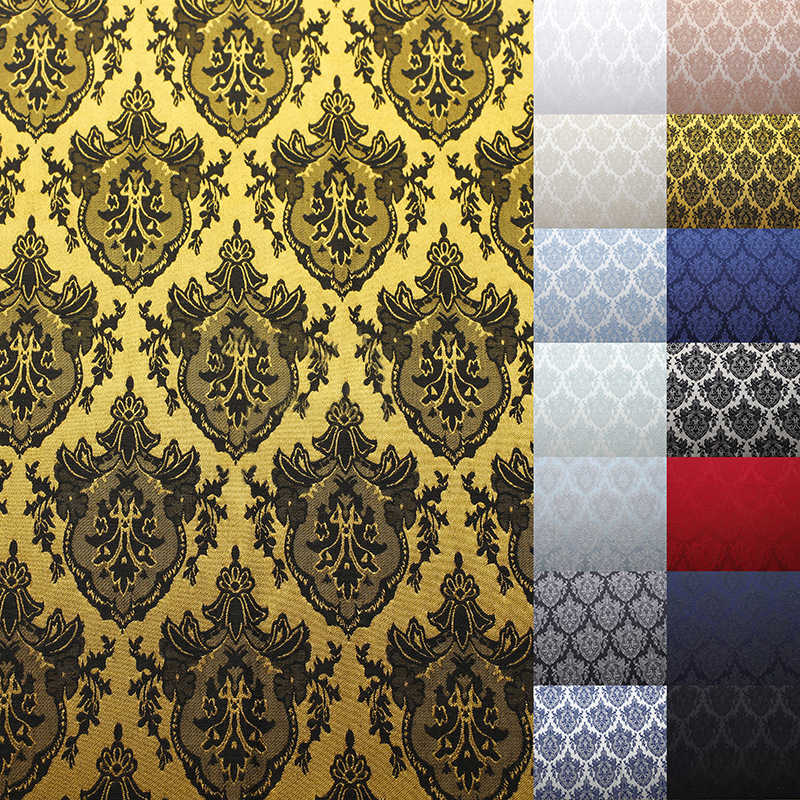 Turnip Lantern Pattern Jacquard Fabric Vintage Embossed Polyester Cotton Jacquard Fabric - Image 11