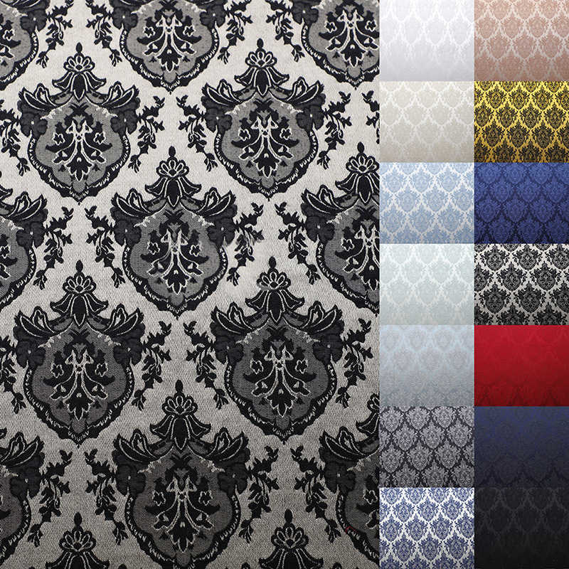 Turnip Lantern Pattern Jacquard Fabric Vintage Embossed Polyester Cotton Jacquard Fabric - Image 12