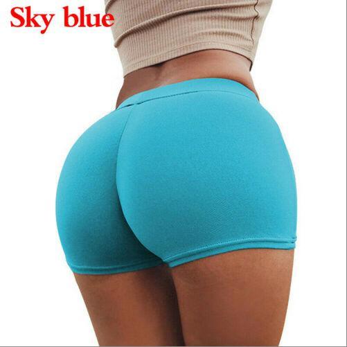 Summer Pants Fashion Women Sports Shorts Gym Workout Waistband Skinny Yoga Pants - 图片 12