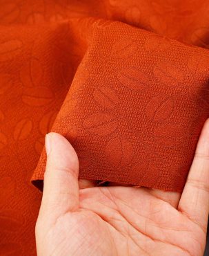 Hollow Jade Leaves Jacquard Song Fabric New Jade Leaves Pattern Woven Elegant Retro Figured Cloth