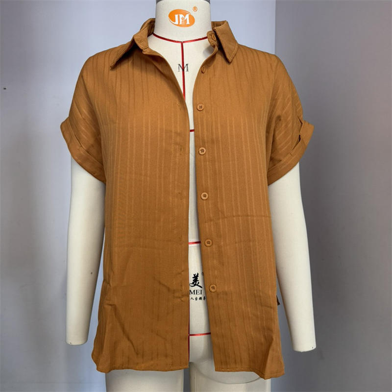 Women's Clothing Drop Shoulder Loose Short Sleeve Casual Shirt Short Sleeve T-Shirt - Image 5