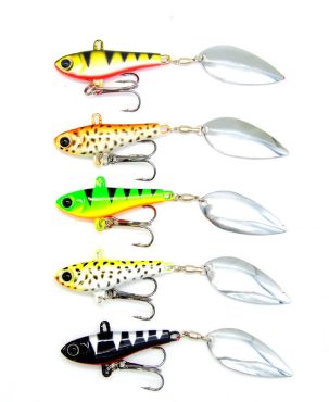 20g VIB Fish Lead Small Cyclone Lure Bait Rotating Sequins Lure  Artificial Bait