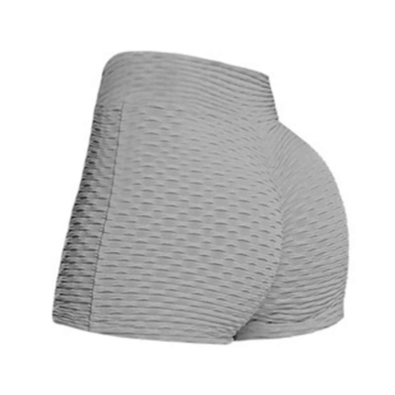 European and American Ins Amazon plus Size Peach Hip Bubble Fitness Sports Hip Raise Skinny Yoga Shorts - Image 3