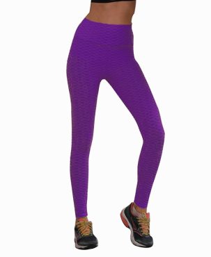 Europe and America Cross Border Popular Hip Jacquard Yoga Pants Bubble Pants Thin Exercise Tight Leggings