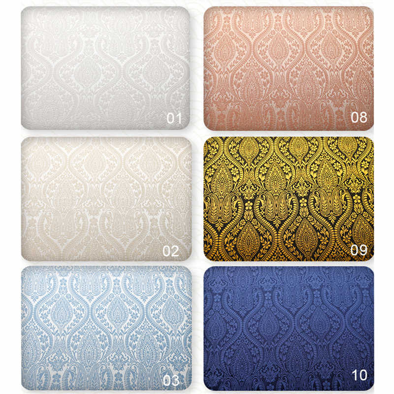 Buddha Pattern Jacquard Fabric Vintage Embossed Polyester Cotton Jacquard Fabric - 图片 7