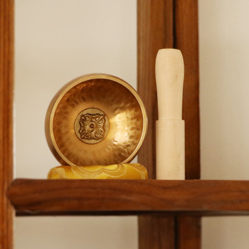Buddha Bowl Nepal Handmade Himalaya Bowl Cross-Border Singingbowls Yoga Meditation Buddha Bowl Copper Chime Stone - 图片 3