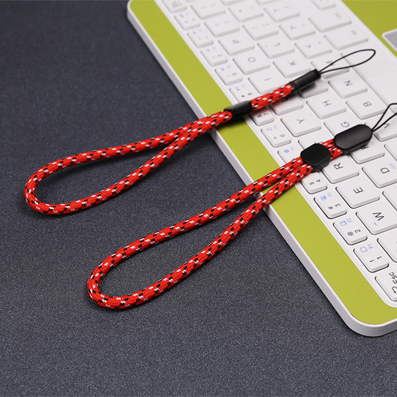 10PC Adjustable Mobile Phone Lanyard Short Wrist Chain Rope Men's Walkie-Talkie U Disk Bluetooth Speaker Sound Anti-Lost Hang Rope - 图片 4