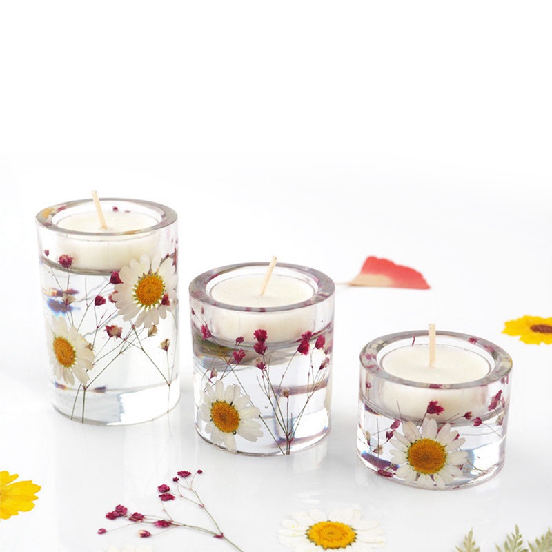 Candlestick Mold Candle Holder Resin Casting Silicone Mould Epoxy DIY Craft - Image 8