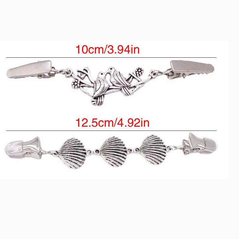 Brooches for Women's Clothing Cardigan Sweater Blouse Shawl Clips Scarf Clasp - Image 4