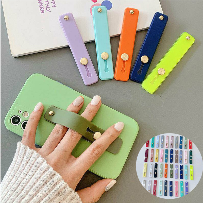 New Band Strap Silicone Finger Grip Mobile Phone Holder Sticker Ring Stand Decor - Image 18