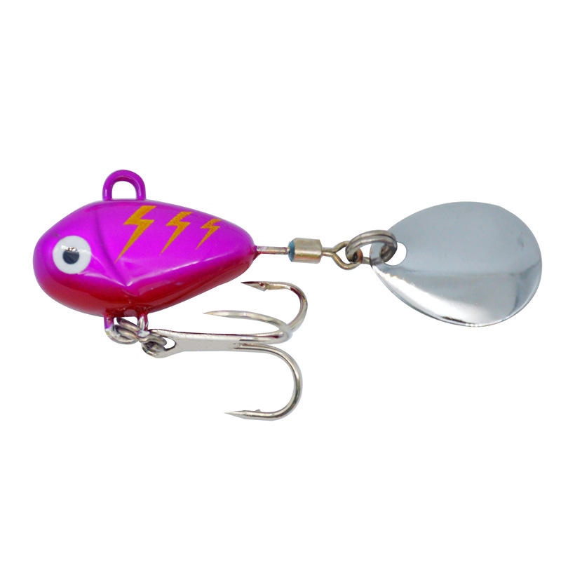 Small Cyclone VIB Fish Lead Lure 10g Rotating Sequins Artificial Bait Lure Hard Bait - Image 7