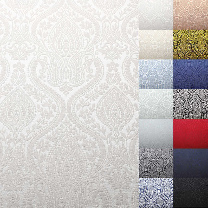 Buddha Pattern Jacquard Fabric Vintage Embossed Polyester Cotton Jacquard Fabric - 图片 8