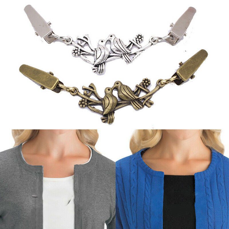 Brooches for Women's Clothing Cardigan Sweater Blouse Shawl Clips Scarf Clasp - Image 5