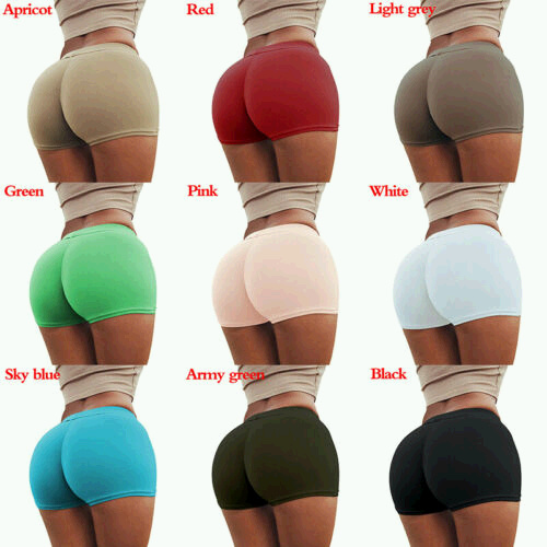 Summer Pants Fashion Women Sports Shorts Gym Workout Waistband Skinny Yoga Pants