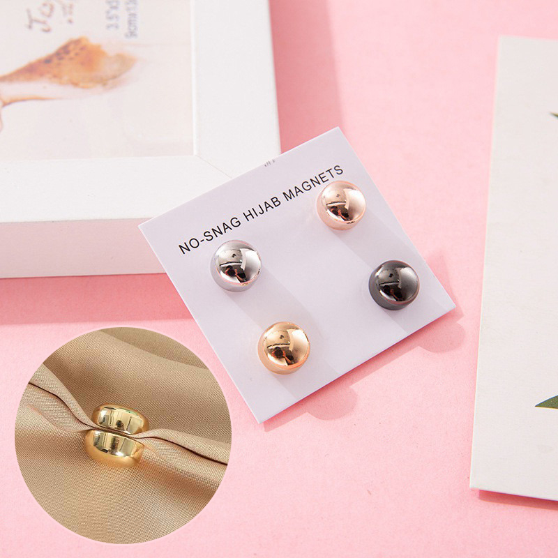 Muslim Headscarf Shawl Scarf Magnets No-snage Strong Safety Pins Hijab Clips Brooches for Women Fixed Anti Slip Pin Jewelry - Image 8