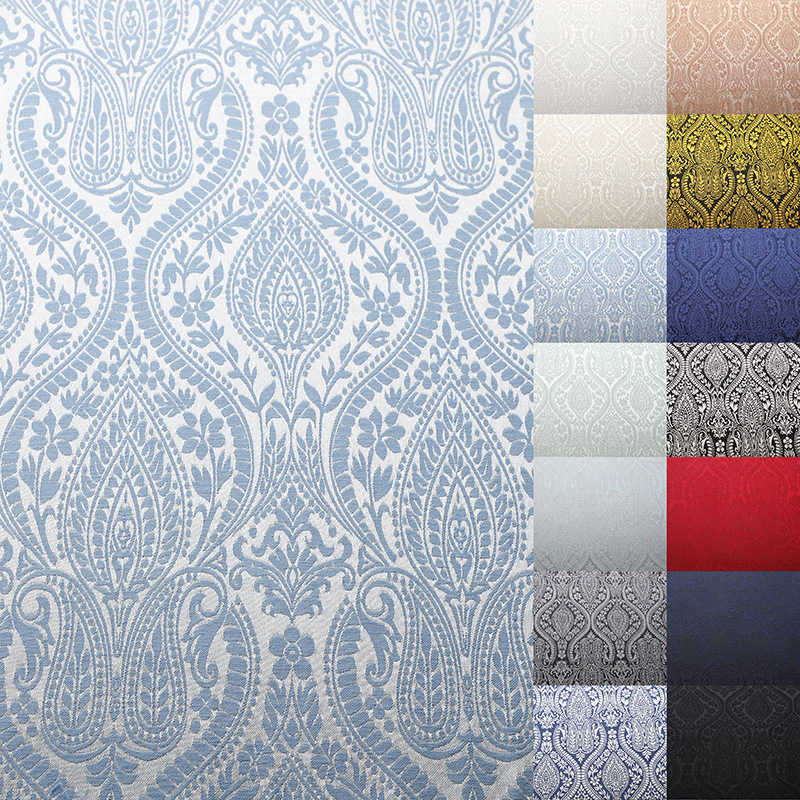 Buddha Pattern Jacquard Fabric Vintage Embossed Polyester Cotton Jacquard Fabric - 图片 9