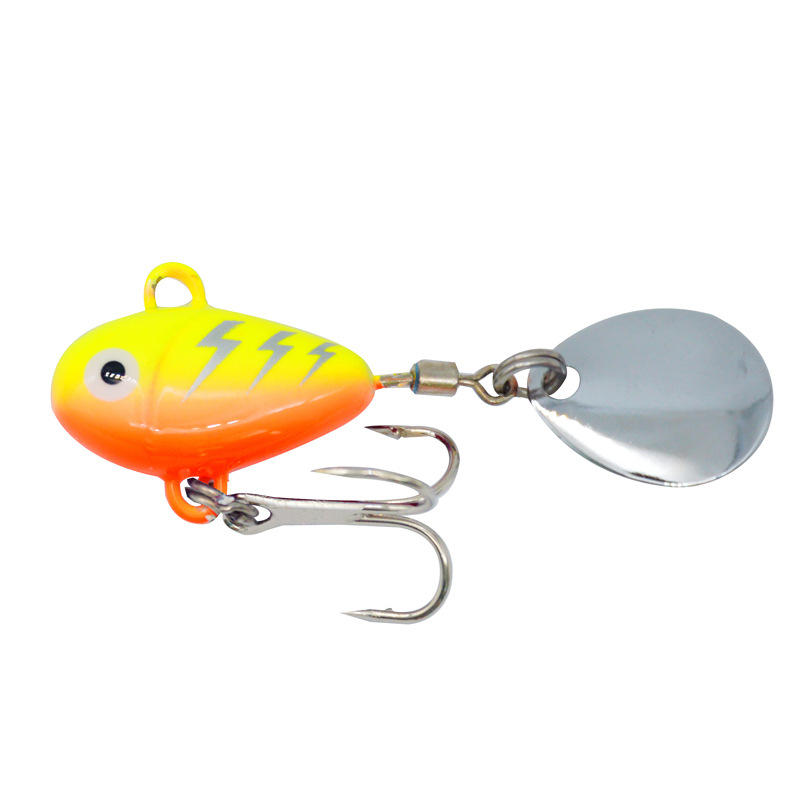Small Cyclone VIB Fish Lead Lure 10g Rotating Sequins Artificial Bait Lure Hard Bait - Image 8