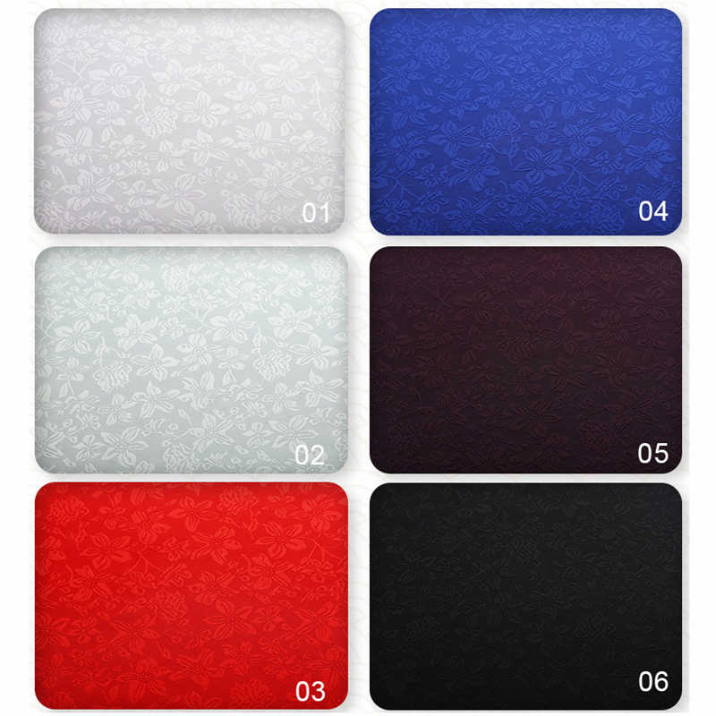 Embossed Platycodon Grandiflorum Jacquard Fabric Elegant Retro Jacquard Fabric DIY Fabric - 图片 5