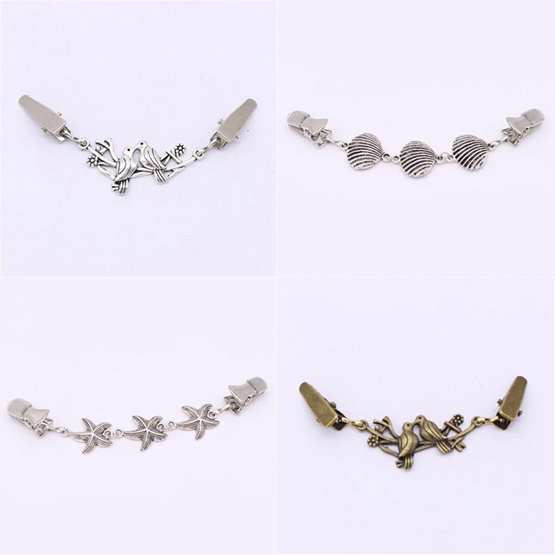 Brooches for Women's Clothing Cardigan Sweater Blouse Shawl Clips Scarf Clasp - Image 9