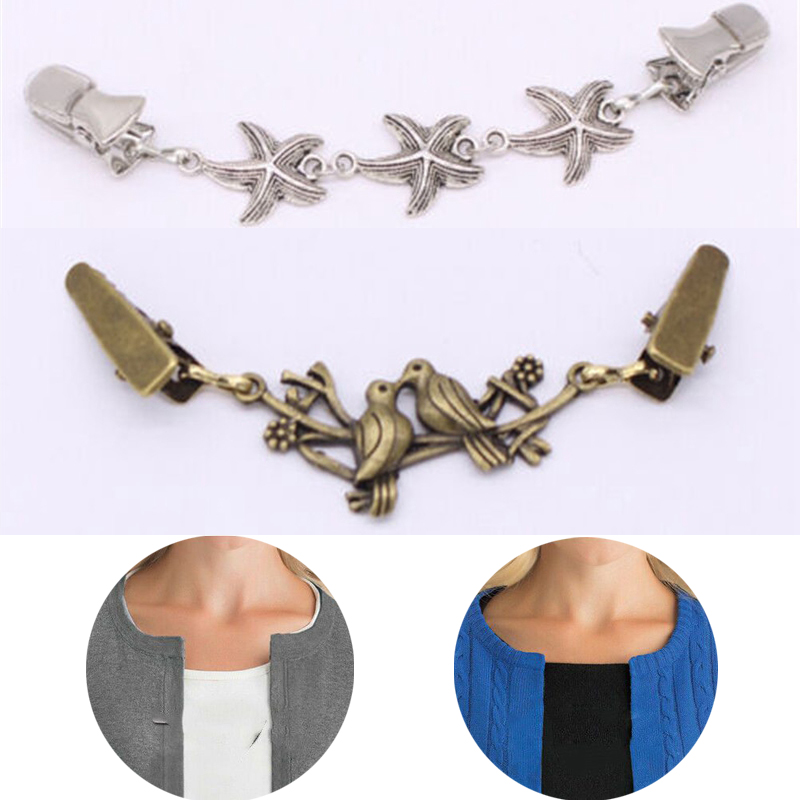 Brooches for Women's Clothing Cardigan Sweater Blouse Shawl Clips Scarf Clasp - Image 12