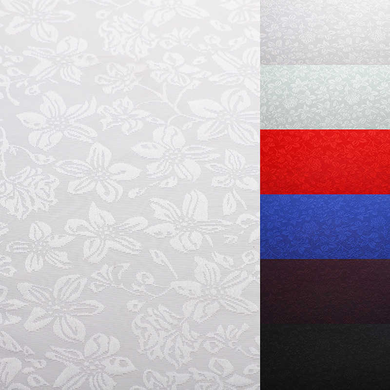 Embossed Platycodon Grandiflorum Jacquard Fabric Elegant Retro Jacquard Fabric DIY Fabric - 图片 6