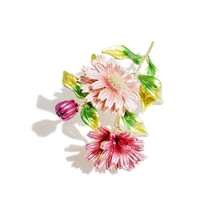 Daisy Flower Enamel Pin Women's Pins And Brooches Fashion Brooch Weddings Bouquet Clothes Jewelry Accessories Gift For Women - Image 9