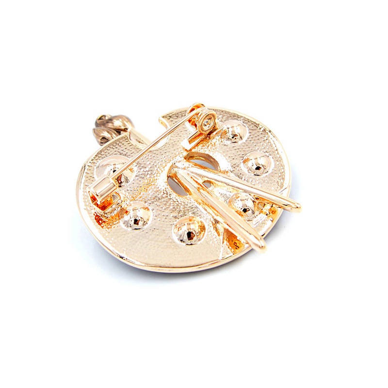Draw Palette Brooch Creative Rhinestone Pins And Brooches Women And Men Pin 2 Colors Available Suit Accessories - Image 8