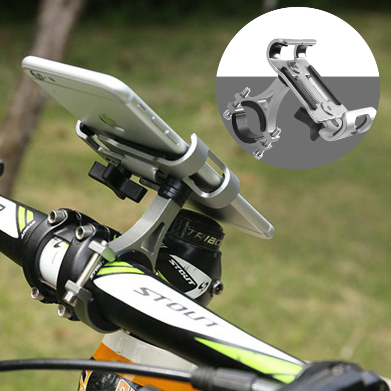 Mobile Phone Holder Bike Handlebar Support Mount Bracket for Motorbike Bicycle - Image 9