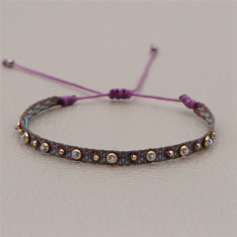 Fabric Bracelet For Women Braided Rope Cloth Bracelets Jewelry 2024Friendship Gift Jewellery Handmade Beads - 图片 4