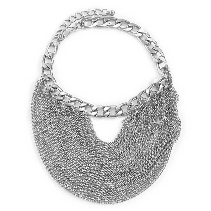 Multi Layered Link Chain Tassel Bracelets Anklets for Women Punk Gold Color Anklets On Foot Barefoot Sandals Jewelry