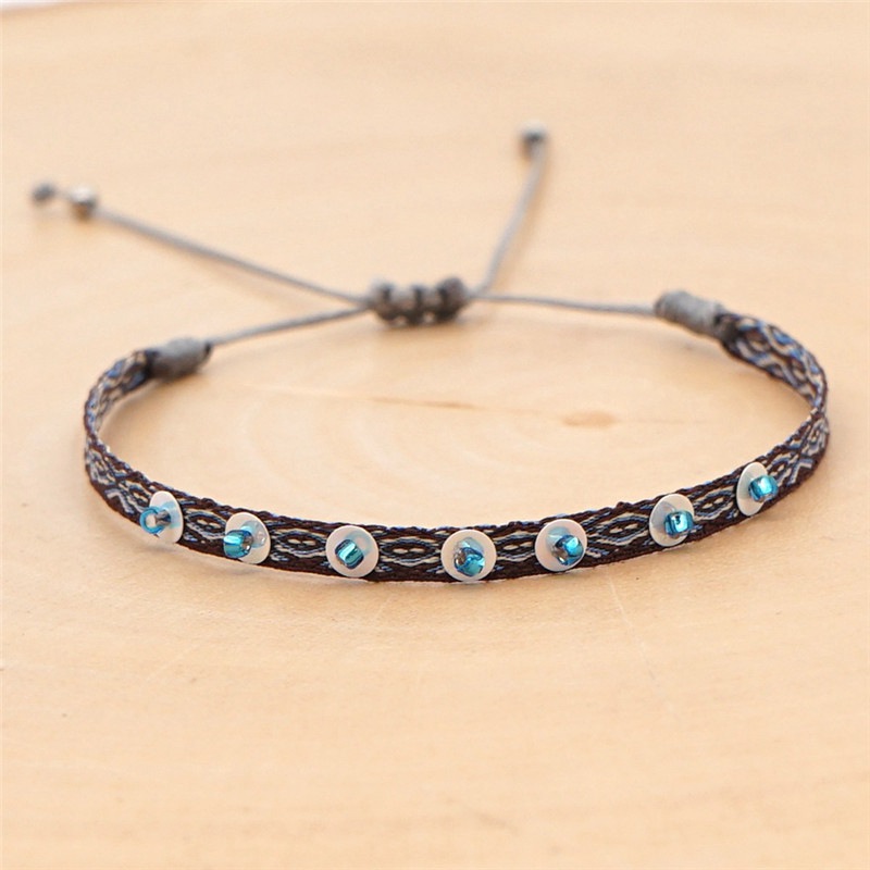Fabric Bracelet For Women Braided Rope Cloth Bracelets Jewelry 2024Friendship Gift Jewellery Handmade Beads - 图片 10
