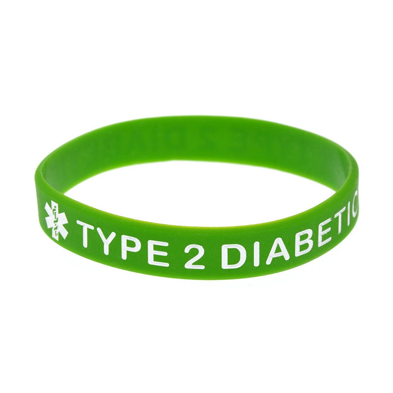 Silicone Bracelets Wrist Bands Medical Alert Health Survival Aware Adults Kids - 图片 6