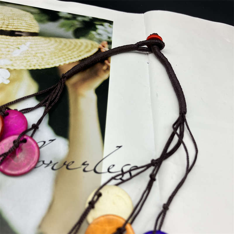 Bohemian Beach Necklace Anti-Allergy Ornament Necklace European and American Retro - 图片 5