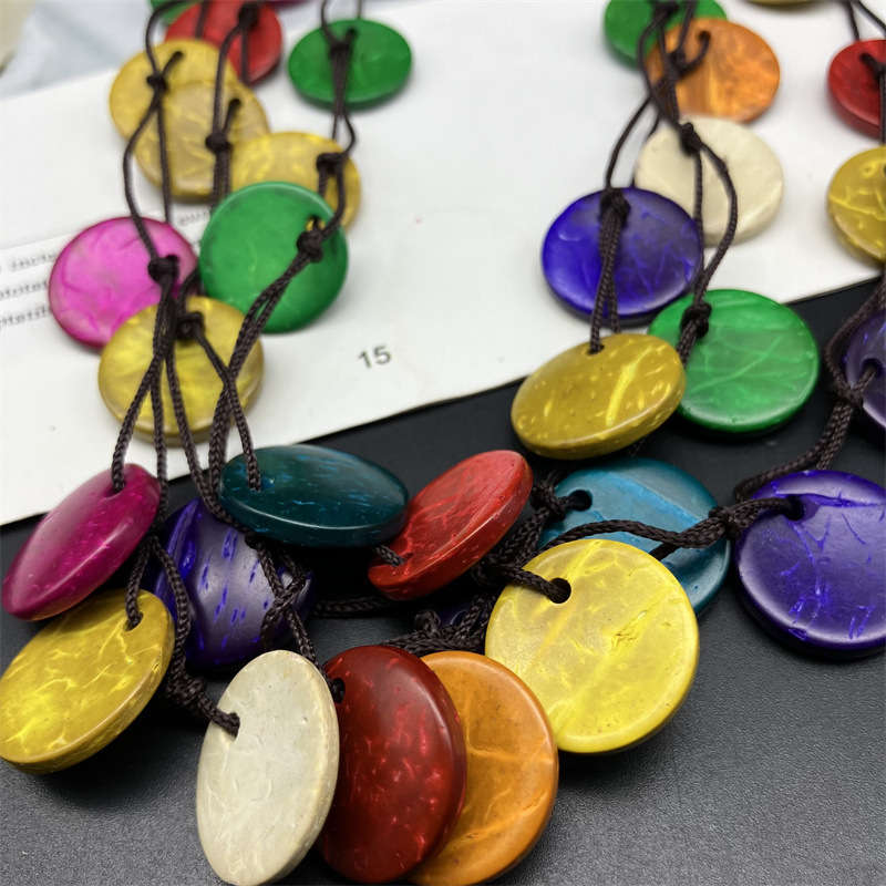 Bohemian Beach Necklace Anti-Allergy Ornament Necklace European and American Retro - 图片 6