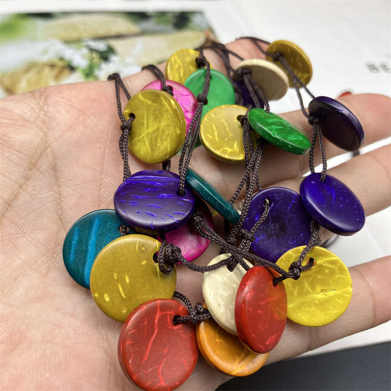 Bohemian Beach Necklace Anti-Allergy Ornament Necklace European and American Retro - 图片 7