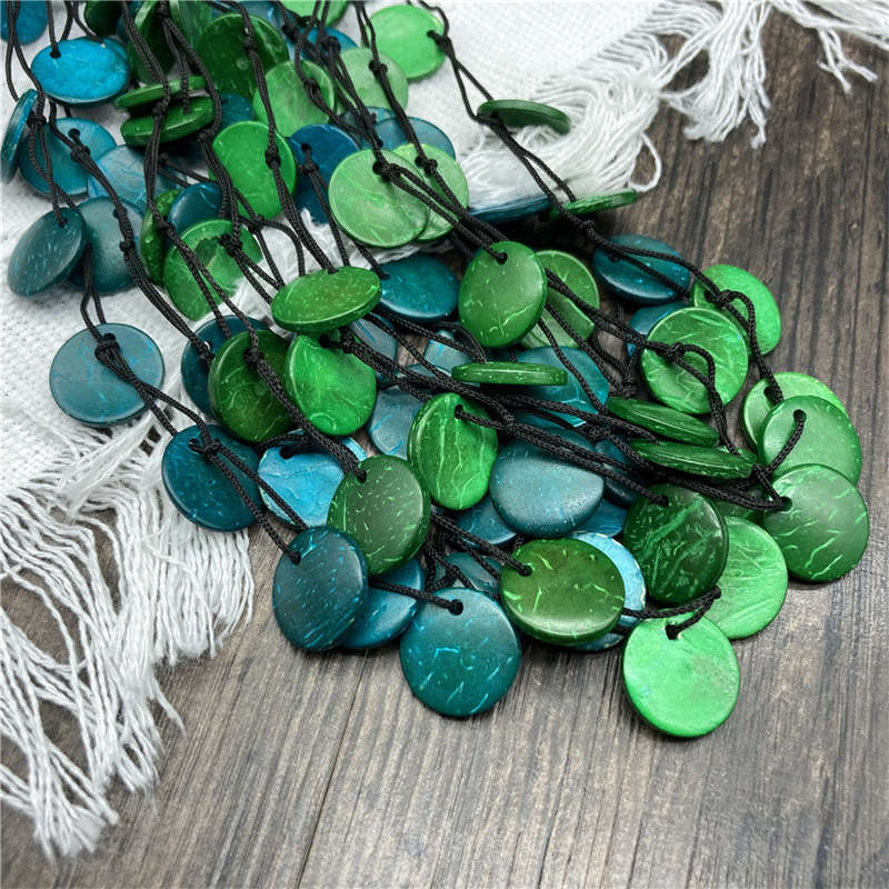 Bohemian Beach Necklace Anti-Allergy Ornament Necklace European and American Retro - 图片 8