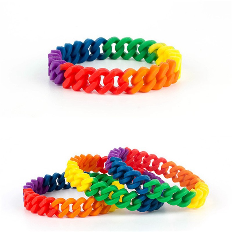 LGBTQ+ BRACELETS Gay Pride Rainbow Unisex Bracelet Jewellery Lesbian Trans - Image 9