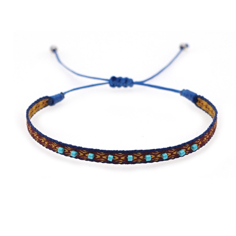 Fabric Bracelet For Women Braided Rope Cloth Bracelets Jewelry 2024Friendship Gift Jewellery Handmade Beads - 图片 18