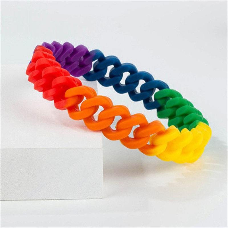 LGBTQ+ BRACELETS Gay Pride Rainbow Unisex Bracelet Jewellery Lesbian Trans - Image 13