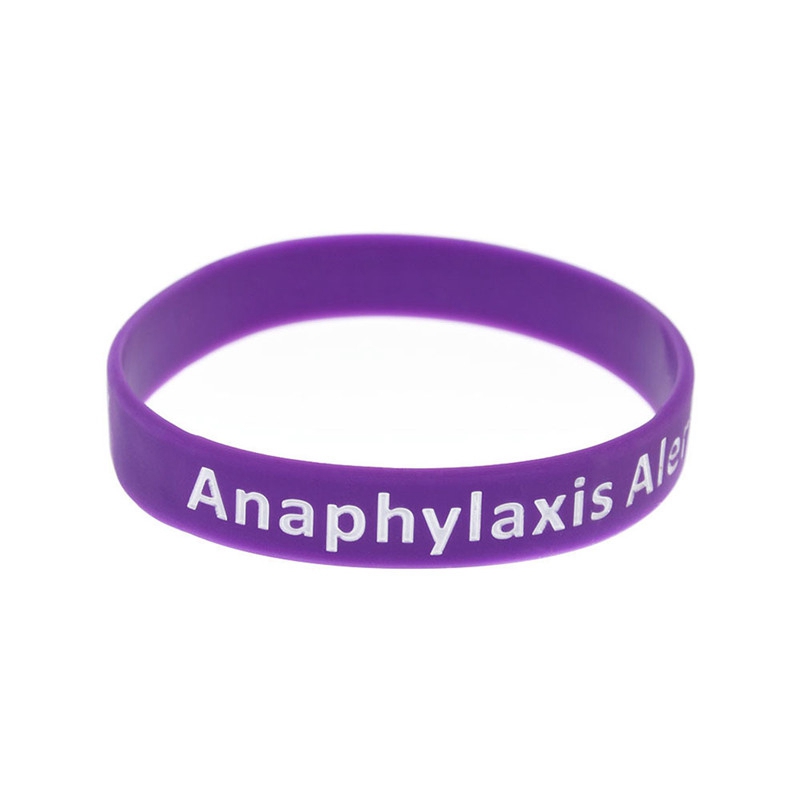 Silicone Bracelets Wrist Bands Medical Alert Health Survival Aware Adults Kids - 图片 10