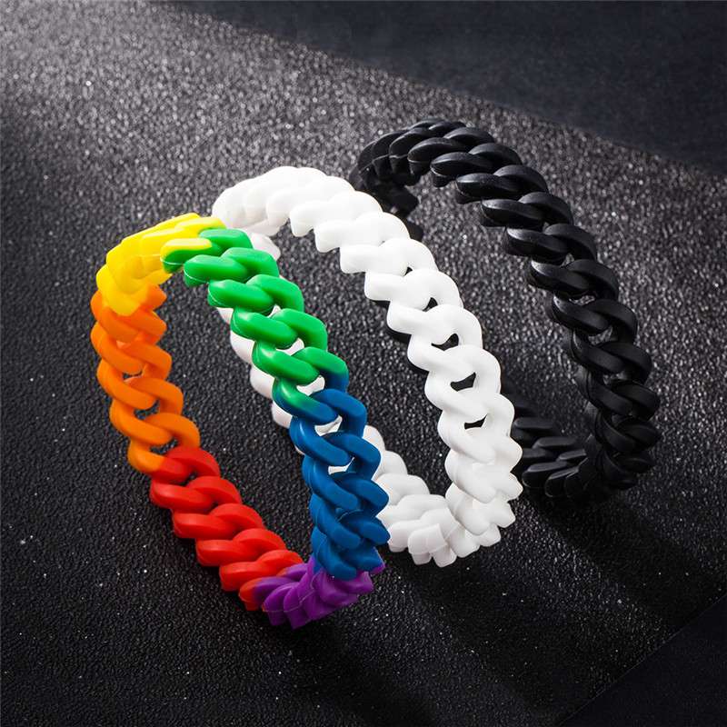 LGBTQ+ BRACELETS Gay Pride Rainbow Unisex Bracelet Jewellery Lesbian Trans - Image 14