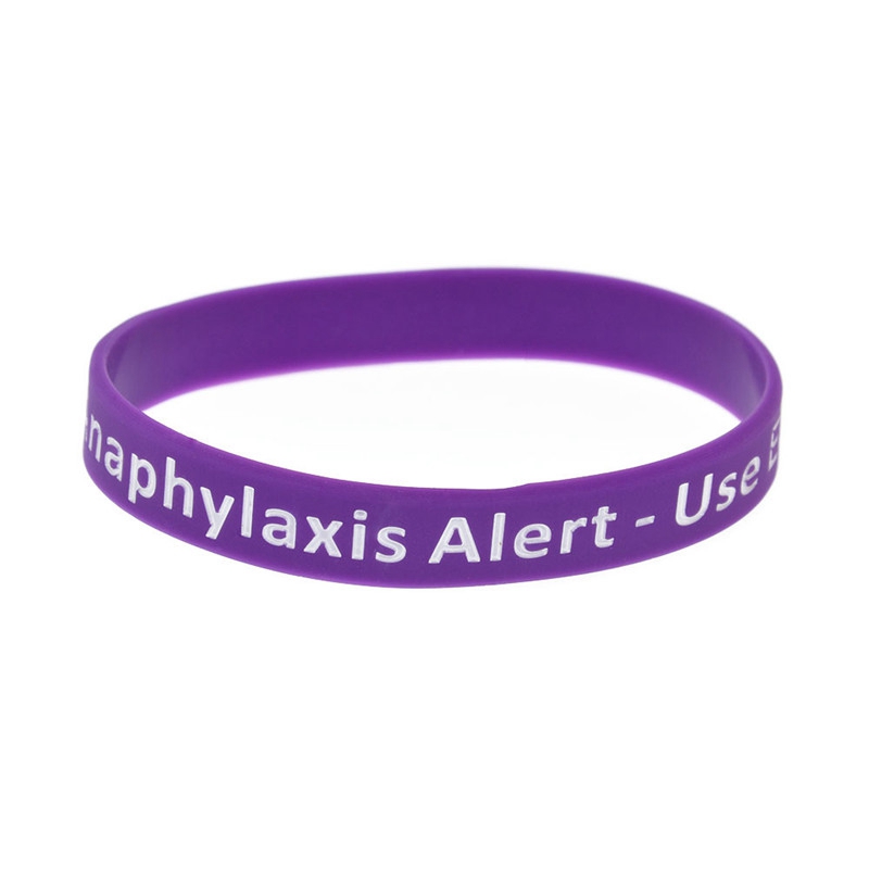 Silicone Bracelets Wrist Bands Medical Alert Health Survival Aware Adults Kids - 图片 12
