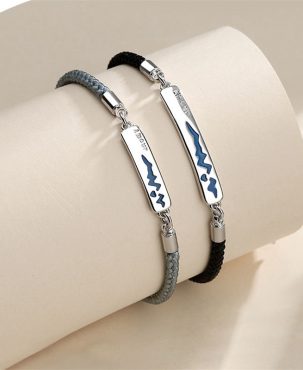 Thermochromic couple Bracelet Valentine's Day gift Creative Jewelry Gift to girlfriend Lover Friendship Bracelets Rope