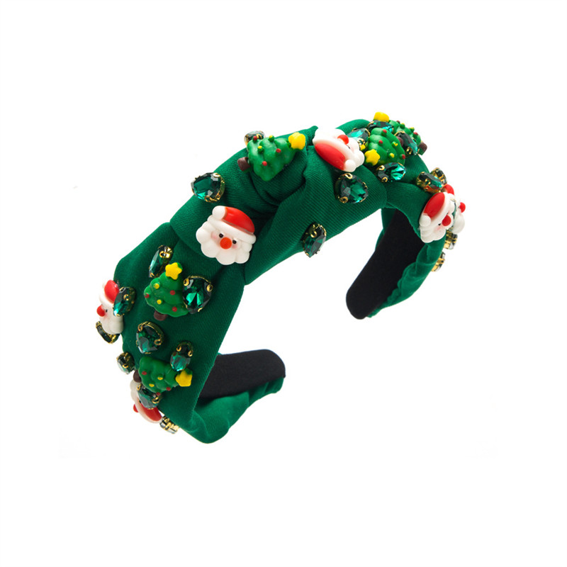 Christmas Tree Old Head Decoration Diamond Headband Female Hair Accessories Hair Ornaments - Image 5
