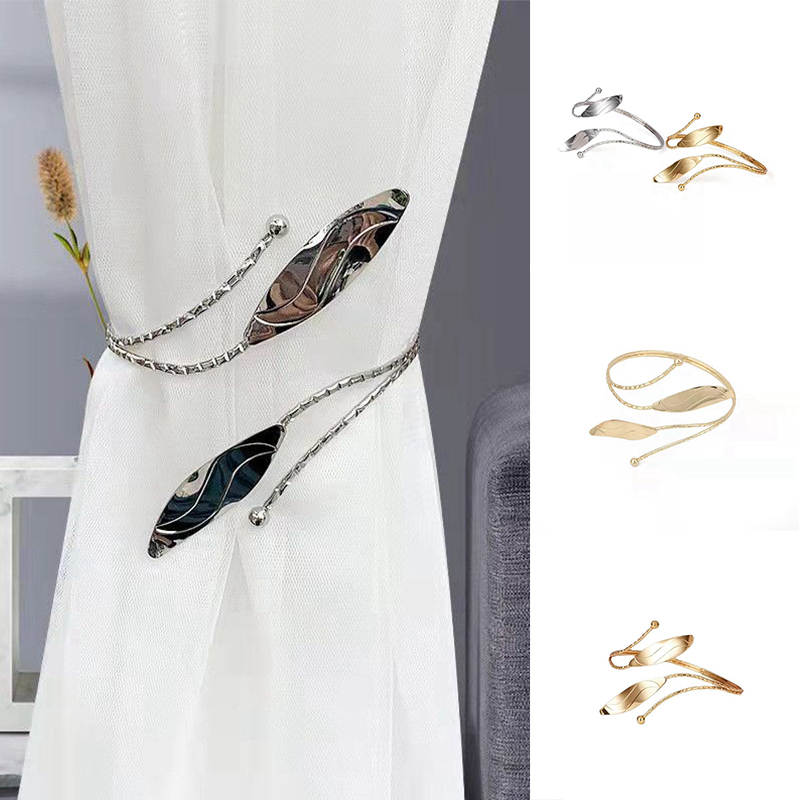 PuRui Bohemian Leaf Charm Upper Arm Bracelet Metal Leaves Tassel Pendants Arm Cuff Bangle Bracelets for Women Fashion Jewelry - 图片 11