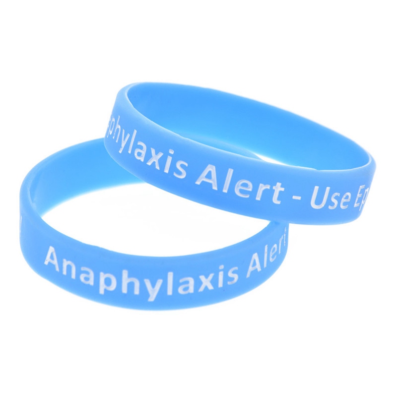 Silicone Bracelets Wrist Bands Medical Alert Health Survival Aware Adults Kids - 图片 14