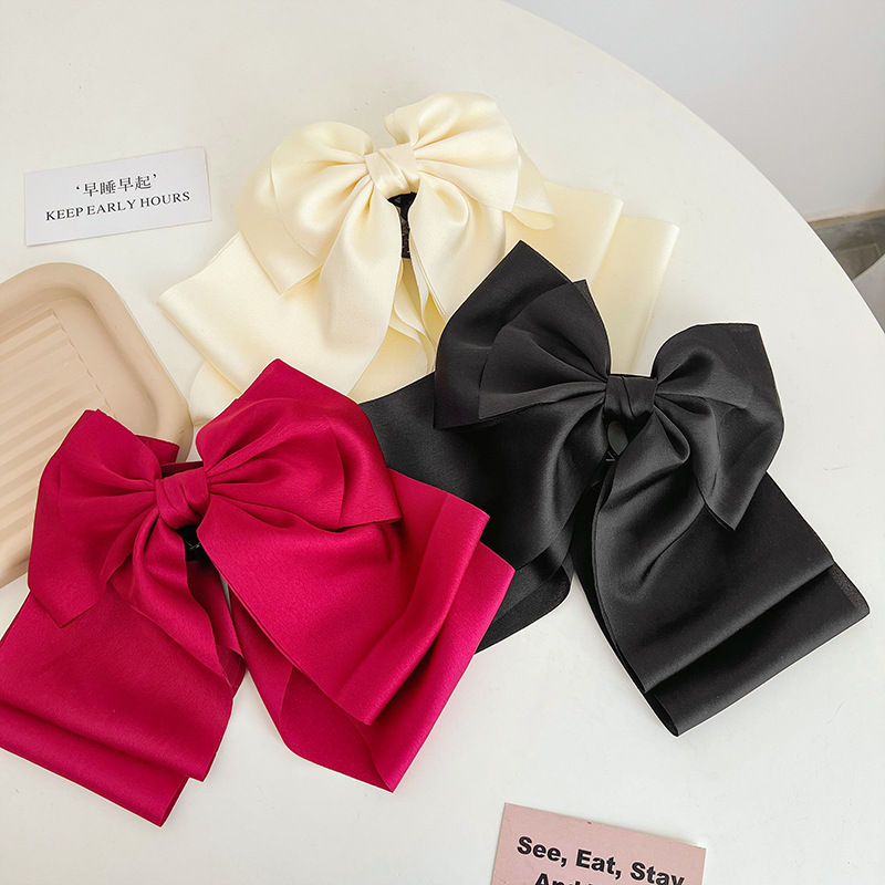 Big Bow Hairpin Female Hair Accessories Headdress Fashion Women Hair Clips - 图片 5